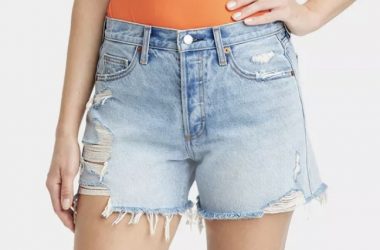 Women’s Mid-Rise 90’s Baggy Jean Shorts Only $17.50 (Reg. $25)!